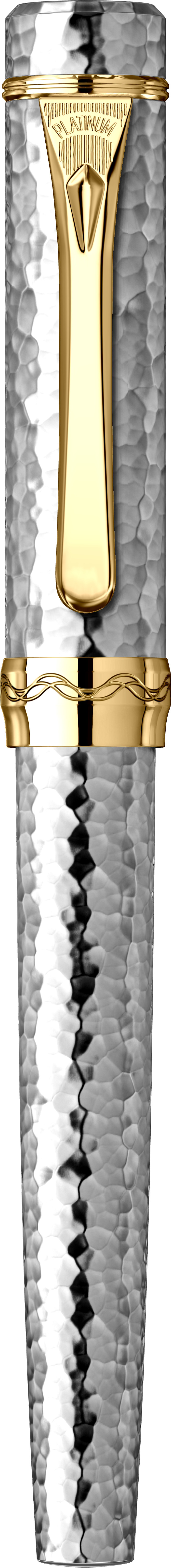 Hammered Sterling Silver Platinum